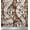 Brown, variant on Soimoi Silk Fabric Waves,Leaves & Floral Artistic Printed Fabric 1 Yard 42 Inch Wide