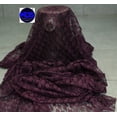 thumbnail image 3 of MDS Pack of 100 Yard Solid Lace Trim Fabric for Wedding Decoration by 55”- Plum, 3 of 6