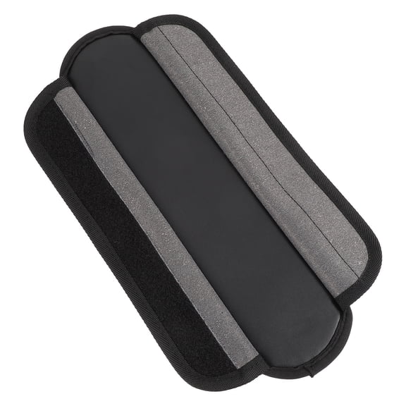 Soimiss 1Set Shoulder Strap Pads for Bags Black EVA for Travel and Students