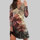 thumbnail image 1 of Ichuanyi liquidación de la impresión casual de la impresión para mujeres manga larga blusa de cuello redondo ICHUANYI WER202308182321, 1 of 5