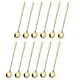 thumbnail image 1 of 12 Pcs Coffee Spoons Set Gold Tea Spoons Long Handle Stirring Spoons Coffee Rounded Stirring Spoon, 1 of 5