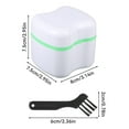 thumbnail image 3 of fastboy 2piece Teeth Retainer Case Easy To Reliable Easy To Carry Wide Application Orthodontic Case green, 3 of 6