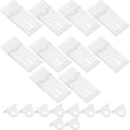 thumbnail image 6 of Raindrops Clear Acrylic Hasp Latch Buckle for Jewelry Boxes Small Size Transparent Lock 10 Pieces, 6 of 8