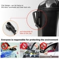 thumbnail image 4 of MesaSe Car Trash Can Mini Garbage Bin for Automotive Car Small Car Trash Can Portable Wastebasket Trash Can 6.69 x 3.94 Inch Storage Box for Auto Car Office Home Office, 4 of 7