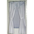 thumbnail image 2 of BetterBath Diamond Piqued Fabric Window Curtain (34" x 54") - Grey, 2 of 2