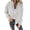 Milky White, variant on Women'S Solid Color Corduroy Jacket Minimalist Style Hooded Zip Front Coat Casual Outerwear Blue XL