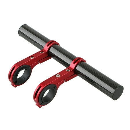 - Bicycle Accessories Bike Bracket Handlebar Extension Flashlight Mount Carbon Fiber Extender Aluminum Alloy Holder Space Saver