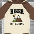 thumbnail image 4 of Inktastic Future Hiker in Training Boys or Girls Long Sleeve Baby Bodysuit, 4 of 5