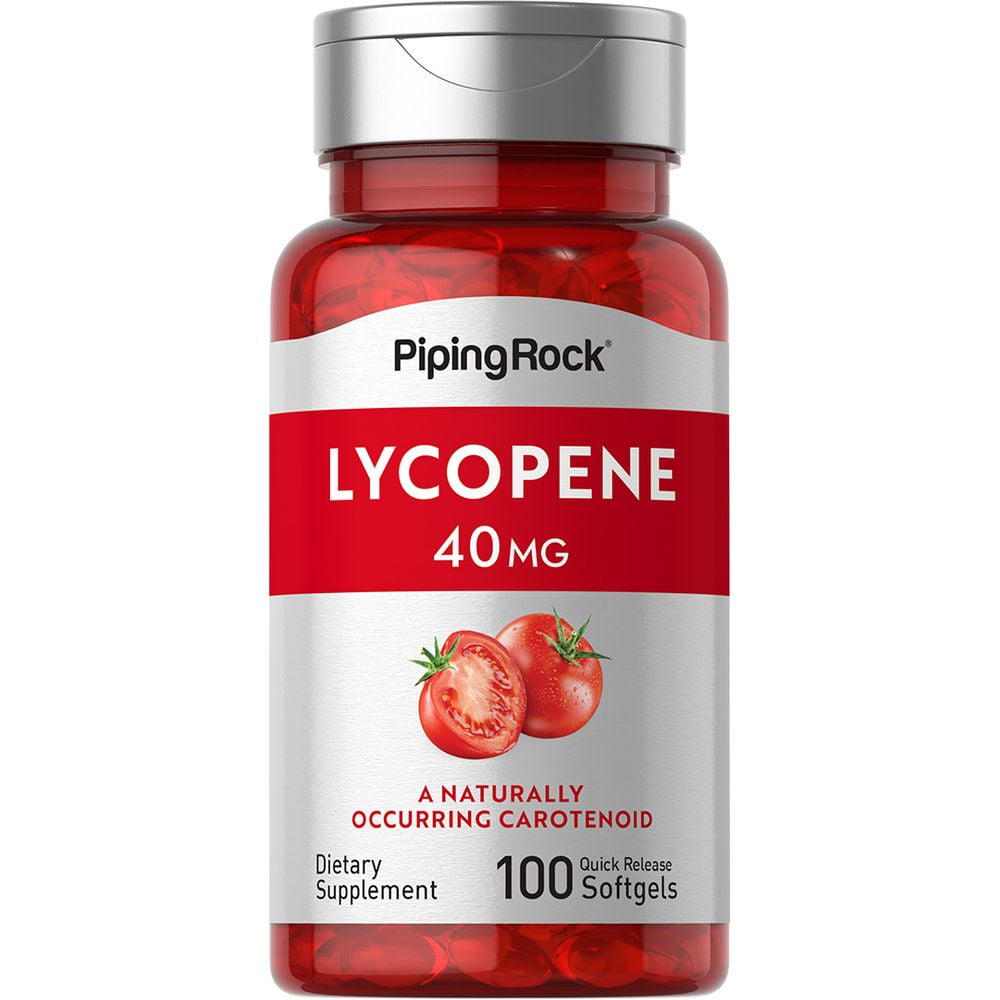 Lycopene 40mg 100 Softgels by Piping Rock