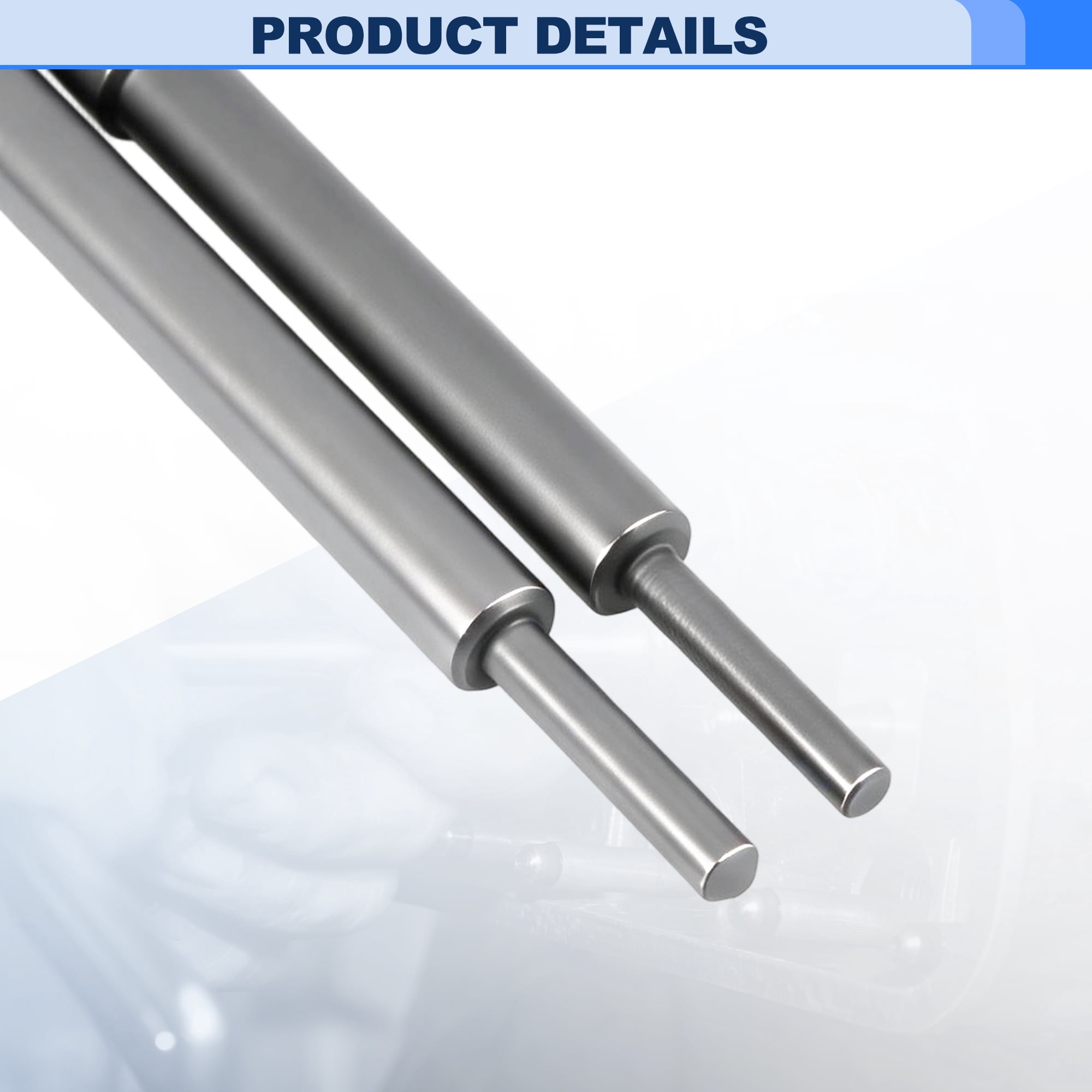 Unique Bargains 2Pcs Engine Valve Guide Tool 17.5cm/6.9in 16.5cm/6.5in Universal