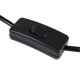 thumbnail image 5 of 2X Enchufe de EE.UU. 1.8M Cable de Alimentacion Interruptor de Boton Encendido / Apagado AC110V 3A AC250V 6A Negro, 5 of 9