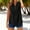 Black, variant on Tank Tops For Women Sevevn Women's Sleeveless V Neck Tunic Top Loose Fit Casual Button Front Blouse Gray XXXL