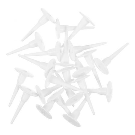 100 Pcs Cake Inserting Adorn Plastic Trim Birthday Pick Balloon Base Stand Piping Nails