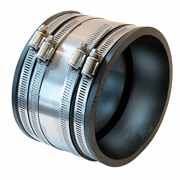 Fernco Schedule 40 2 in. Hub X 2 in. D Hub PVC Coupling 1 pk