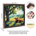 thumbnail image 2 of Highland Cow Under Tree Pasture Wooden Sign Wall Plaque - Vintage Art Decoration, Wall Decoration - Ideal Gift For Home Decoration, Living Room, Bathroom, Bedroom, Garden, Dining, Bar, Cafe, Festiv, 2 of 7
