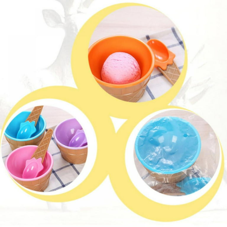 Ice Cream Candy Nut Scoop Mini Dishwasher Safe BPA Free Orange