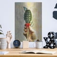 thumbnail image 6 of Luxe Metal Art 'Bad Intentions,' Metal Wall Art, 12"x16", 6 of 9