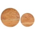 thumbnail image 5 of vidaXL 2 Piece Coffee Table Set Solid Acacia Wood and Steel, 5 of 5
