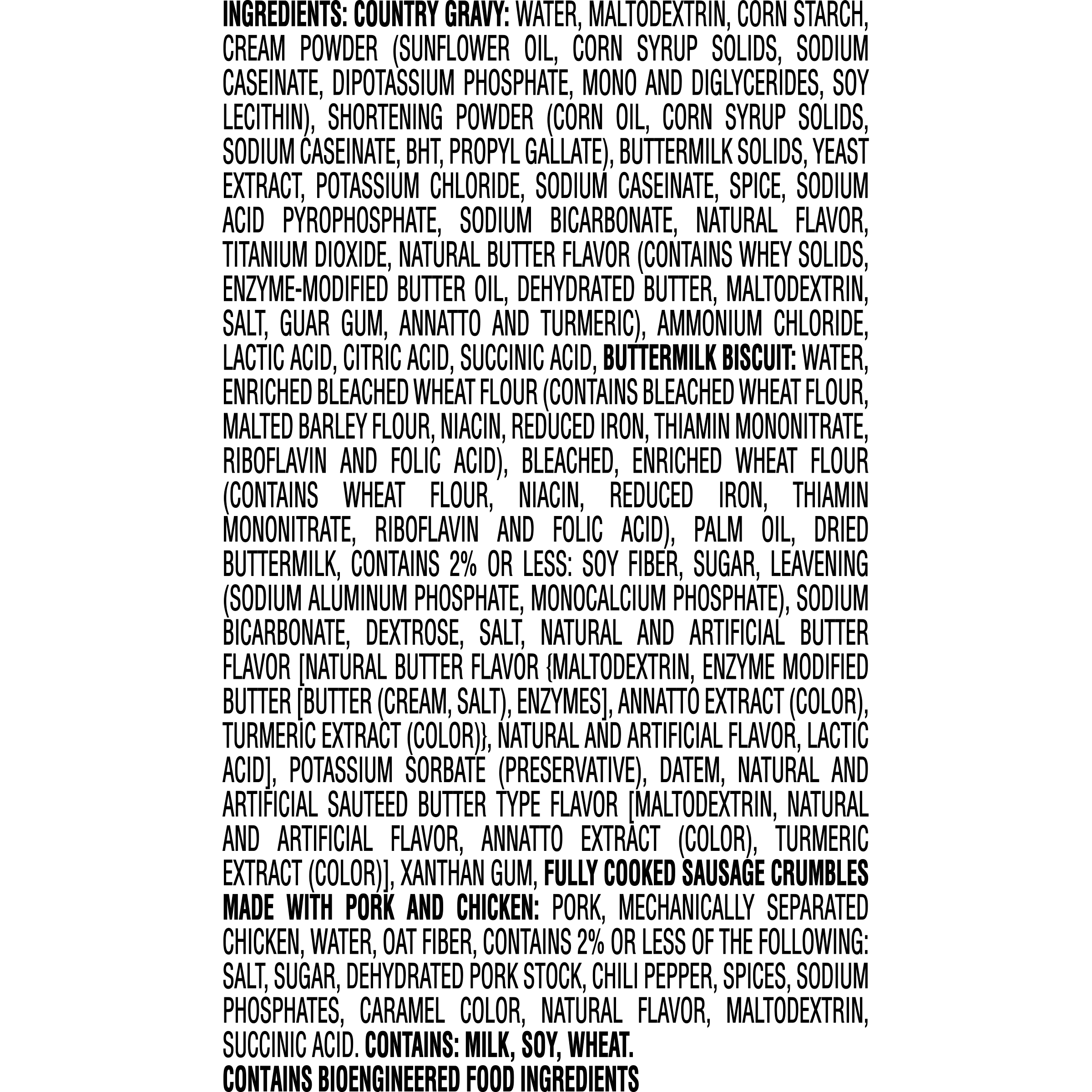 Jimmy Dean Biscuit & Sausage Gravy Breakfast Bowl, 9 oz (Frozen