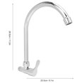thumbnail image 4 of Kitchen Faucet, Sink Water Tap Zinc Alloy Household Faucet Water Faucet, 360 Degrees Rotation For Kitchen Kitchen Accessories Home Sink Tap, 4 of 8