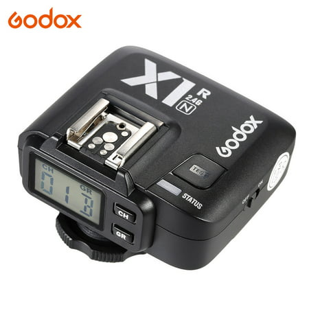 Godox X1R-N TTL 2.4G Wireless Flash Trigger Receiver for Nikon DSLR Camera for X1N (Best Wireless Flash Trigger For Nikon)