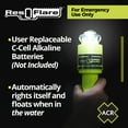thumbnail image 2 of ACR ResQFlare Electronic USCG Approved Boat Flare &  Distress Flag | 360° Visibility Waterproof Flare | Non-Pyrotechnic Night Visual Distress Signal | 46 CFR 160.072 Compliant | Visible over 6 mile, 2 of 6