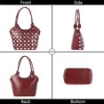 thumbnail image 7 of SPEKSEE Y2K Rivet Mini Bucket Handbag for Women, Retro Punk Silver Studded Top Handle Tote Bag, Detachable Strap Crossbody Shoulder Bag, Trendy Casual Streetwear Purse, 7 of 7
