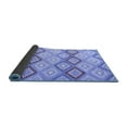 thumbnail image 2 of Ahgly Company Indoor Square Southwestern Blue Country Area Rugs, 6' Square, 2 of 4