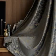 thumbnail image 2 of Curtains for Living Room Luxury blackout Bedroom Northern European Bronze Texture Velvet Thick Window Cloth Solid Color black, 2 of 5