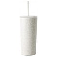 thumbnail image 1 of Vaso aislado Simple Modern con tapa de pajita y tapa abatible acero inoxidable 28oz, 1 of 3