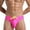 Hot Pink, variant on Ediodpoh Men's Solid Colour Sports Triangle Swim Trunks Tie Beach Swim Trunks Underwear Mens Swimming Trunks Hot Pink L