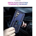 thumbnail image 3 of Grade Drop Impact for Samsung Galaxy A54 5G Case 360 Metal Rotating Ring Kickstand Holder  Heavy Duty Shockproof Case for Galaxy A54 5G Phone Case (Blue), 3 of 7