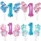 thumbnail image 3 of Matsuzay 11/25 Uds. Globo de látex transparente de ágata de mármol conjunto de confeti de lentejuelas cumpleaños fiesta de aniversario número Kits de decoración para fiestas azul Matsuzay JJ15589-07, 3 of 6