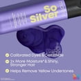 thumbnail image 3 of Matrix So Silver Purple Shampoo | Neutralizes Yellow Tones | Color Depositing, Brightening & Toning | For Color Treated, Blonde, Grey, White and Platinum Hair | Vegan, 3 of 4