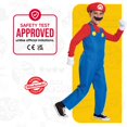 thumbnail image 2 of The Super Mario Brothers Boys Mario Deluxe Costume, 2 of 5
