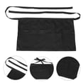 thumbnail image 1 of SWETRACE Mandil Negro De Lienzo Para Trabajo Y Cocina Con Bolsillos Para Guardar Herramientas, 1 of 7