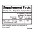 thumbnail image 5 of Carlson - Kid's Super Daily D3, Vitamin D Drops, 600 IU (15 mcg) per Drop, Vegetarian, Unflavored, 365 Drops, 5 of 5