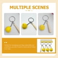 thumbnail image 4 of EeaseCA 16pcs Baseball Keychains Backpack Keyrings Bag Hanging Decoration Key Pendants, 4 of 7
