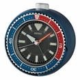 thumbnail image 1 of Seiko QHE207LLH Watch Face Non Ticking Bedroom Alarm Clock, Metallic Dark Blue & Red, 4 x 3.8 Inches, 1 of 7