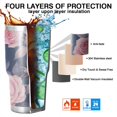 thumbnail image 7 of 30oz Pioneer Flower Tumblers Stainless Steel Tumbler with Lid and Straw,Vacuum Insulated Double Wall Travel Tumbler Cups Mug with Cleaning Brush for Coffee,Tea, 7 of 7