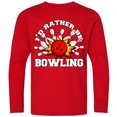 thumbnail image 3 of Inktastic I'd Rather Be Bowling Long Sleeve Youth T-Shirt, 3 of 5