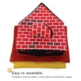 thumbnail image 2 of Casa Portátil Para Cachorros De Gatos, Casa De Ladrillo Rojo Para Mascotas, Casa Cálida Y Acogedora Para Gatos, Casa Para Perros ANGGREK Otros, 2 of 7