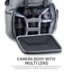 thumbnail image 2 of Mochila para cámara K amp;F CONCEPT Mochila para cámara Bolsa de almacenamiento de fotografía Impermeable con hebilla divisoria extraíble K&F CONCEPT Mochila para cámara, 2 of 7