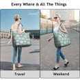 thumbnail image 4 of Daisy Women's Large Weekend Travel Bag Moving Canvas Handbag Thick Double Layer Beach Weekend Travel Unisex Hospital Maternity Delivery with Toiletry Waterproof, 4 of 5