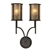 Elk Home Barringer 22'' High 2-Light Sconce - Aged Bronze