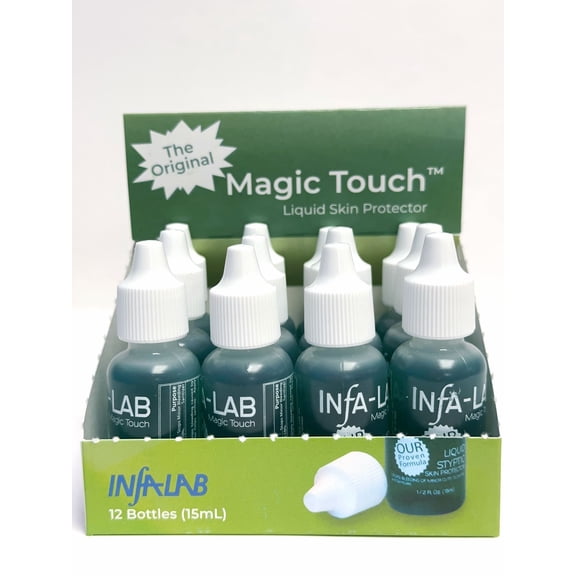 Infa-Lab Magic Touch Liquid Styptic Nails Stop Bleeding Skin Sanitizer x 12 pcs