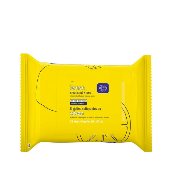 Clean & Clear Lingettes nettoyantes au citron