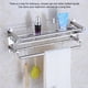 thumbnail image 2 of Toallero impermeable ANGGREK acero inoxidable 201 Estante de almacenamiento para baño montado en la pared, 2 of 7
