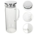 thumbnail image 3 of 1Pc Heat Cold Resistant Glass Teapot Practical Office Glass Tea Kettle for Home, 3 of 8