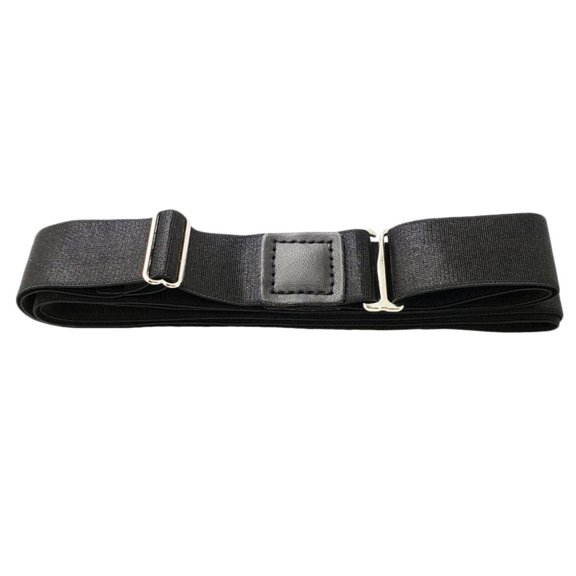 Stretchy Belt for Formal - Keep Shirt Tucked in, Size, Black